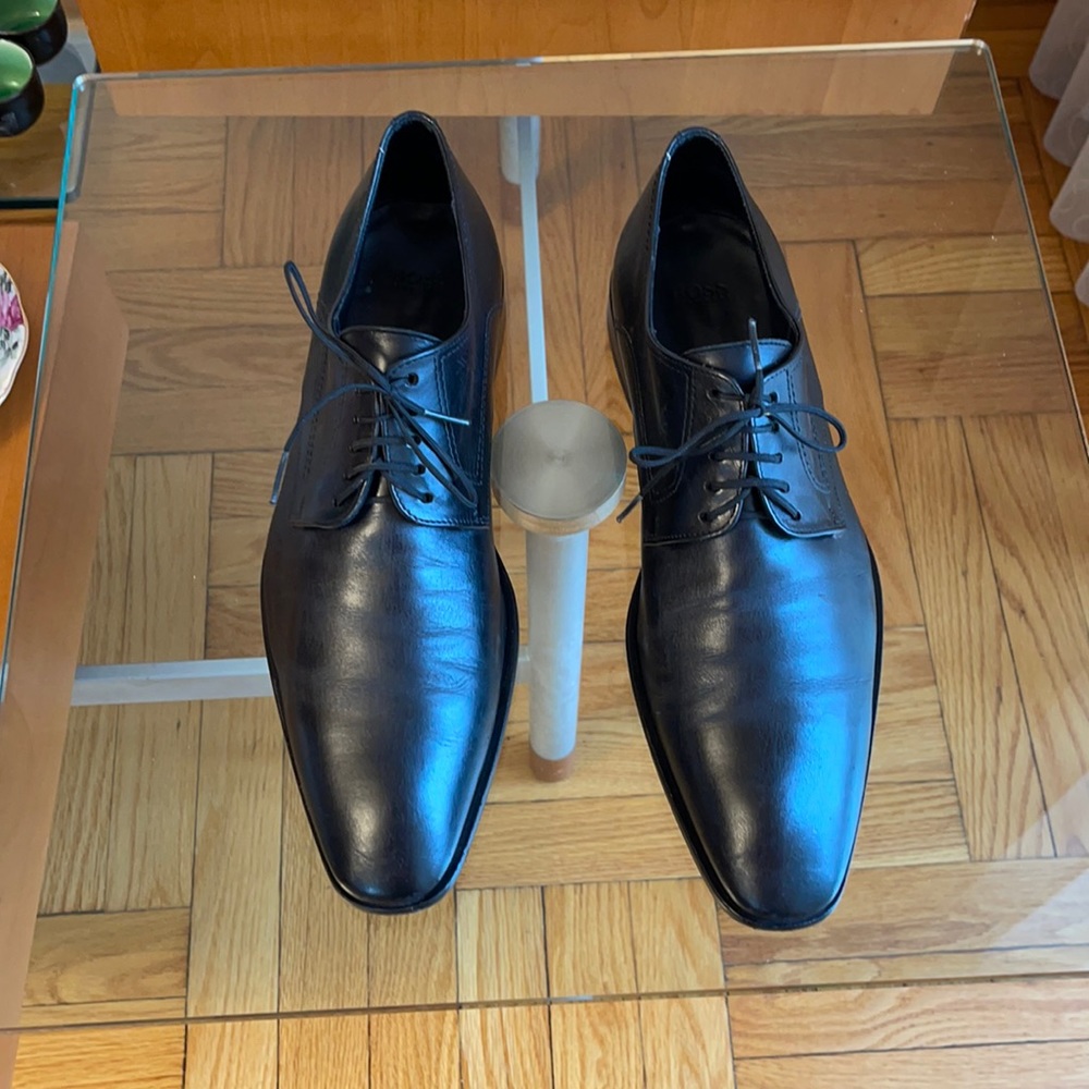 Classic leather Hugo Boss dress shoes